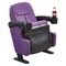 Asiento púrpura de lujo del cine del VIP de la parte posterior del centro con el soporte de vaso/la silla de Home Theater proveedor