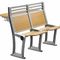 Cojín plegable de la tabla de escritura de la alta de aluminio estructura trasera de la aleación con la madera contrachapada Seat proveedor