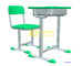 Sola tabla y silla duales del estudiante fijadas con el material del HDPE del surco proveedor