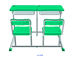 Muebles de escuela ajustables del hierro determinado del HDPE del escritorio y de la silla del estudiante del verde menta proveedor